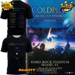 Coldplay Music of the Spheres Tour T-Shirt – Limited Edition