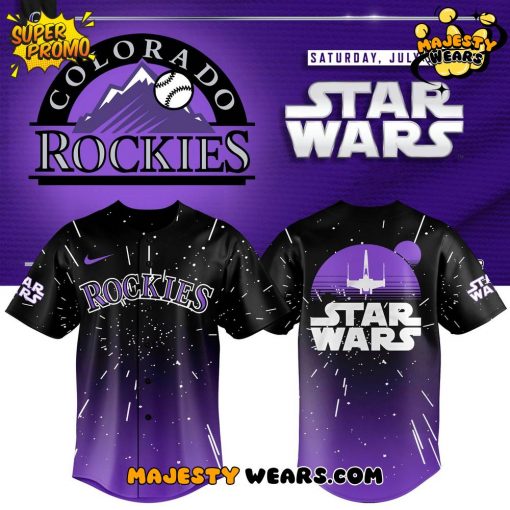 Colorado Rockies x Star Wars Night 2025 Baseball Jersey