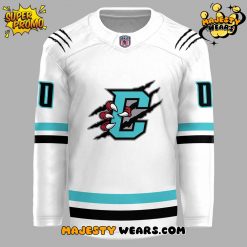 Columbus River Dragons New 2025 White Custom Hockey Jersey