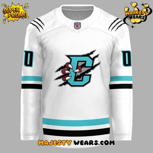 Columbus River Dragons New 2025 White Custom Hockey Jersey