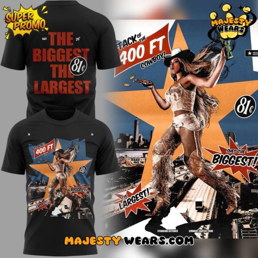 Cowboy Carter x Beyoncé “Attack of the 400ft Cowboy” Limited Edition T-Shirt