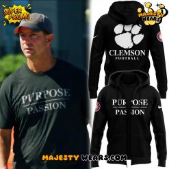 Dabo Swinney Clemson Tigers Football PurposePassion Zip Hoodie
