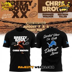 Detroit Lions x Chris Brown Breezy Bowl XX 2025 Tee
