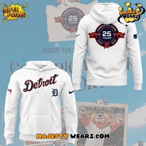 Detroit Tigers Celebrating The 25th Anniversary of Comerica Park Special Hoodie