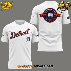 Detroit Tigers Celebrating The 25th Anniversary of Comerica Park Special Tee