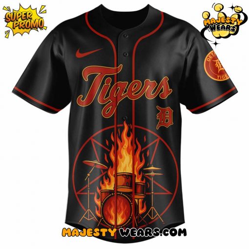 Detroit Tigers x Motley Crue 2025 Limited Edition Jersey