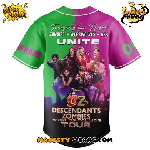 Disney Descendants Zombies Worlds Collide Custom Jersey