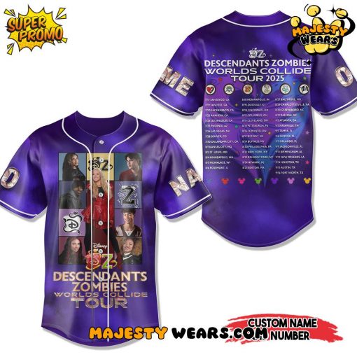 “Disney Descendants x Zombies: Worlds Collide Tour” Baseball Jersey