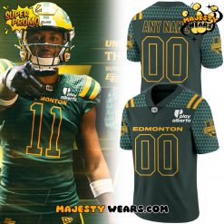 Edmonton Elks Special New Green Football Jersey