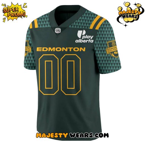 Edmonton Elks Special New Green Football Jersey
