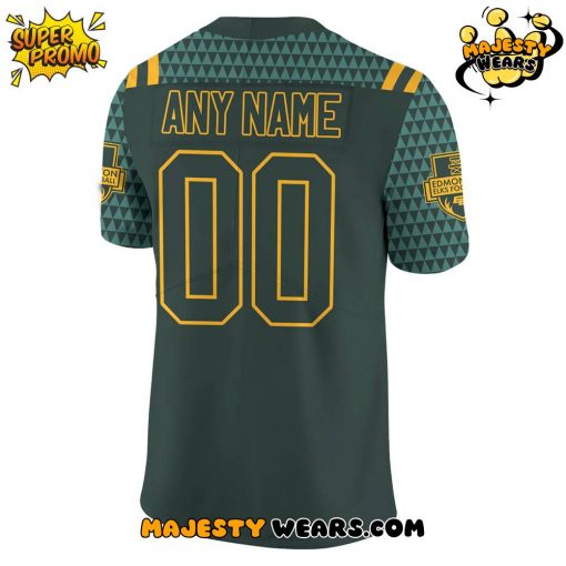 Edmonton Elks Special New Green Football Jersey