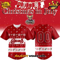 El Paso Chihuahuas Christmas in July 2025 Special Baseball Jersey