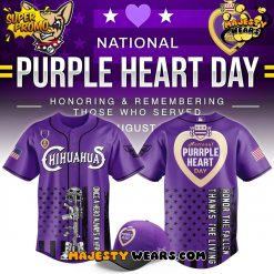 El Paso Chihuahuas x Purple Heart Day Baseball Jersey