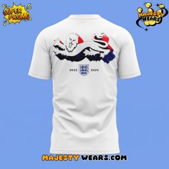 England Lionesses 2025 Winners TShirt White Unisex
