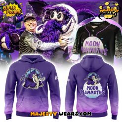 Erie SeaWolves BR Moon Mammoths Special Purple Hoodie