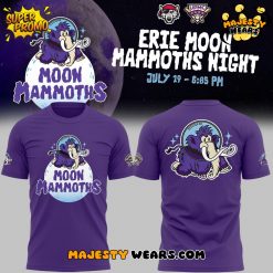 Erie SeaWolves x Erie Moon Mammoths Night Purple Tee