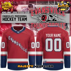 Evansville Thunderbolts New Season 2025-2026 Hockey Jersey