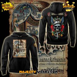 Guns N’ Roses Kaunas Lithuania 2025 Concert Hoodie