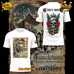 Guns N’ Roses Kaunas Lithuania 2025 Concert T-Shirt