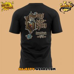 Guns N Roses Kaunas Lithuania 2025 Tour Shirt Medieval Rock Art Tee