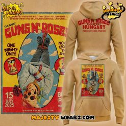Guns N’ Roses Limited Edition Hoodie 2025 For Fans! Budapest Hungary!