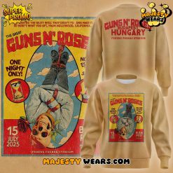 Guns N’ Roses Limited Edition Sweatshirt 2025 For Fans! Budapest Hungary!