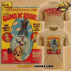 Guns N’ Roses Limited Edition T-Shirt 2025 For Fans! Budapest Hungary!