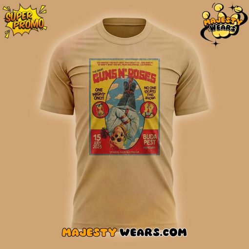 Guns N’ Roses Limited Edition T-Shirt 2025 For Fans! Budapest Hungary!
