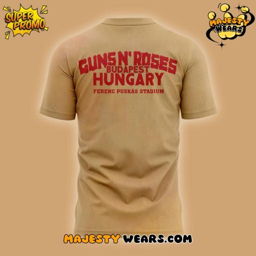 Guns N’ Roses Limited Edition T-Shirt 2025 For Fans! Budapest Hungary!