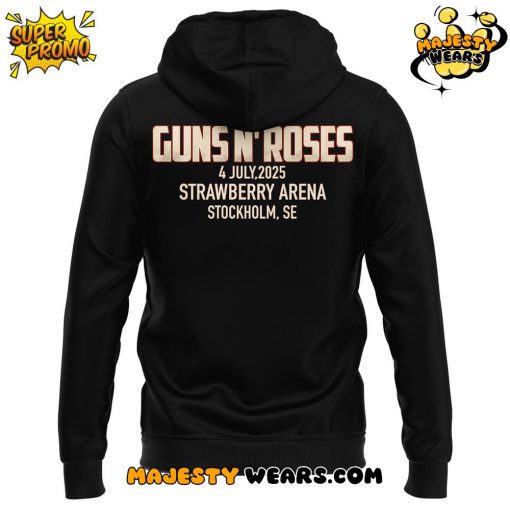 Guns N’ Roses World Tour 2025 in Stockholm Special Hoodie