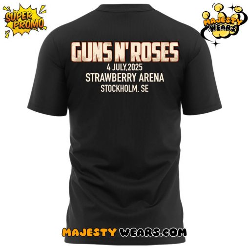 Guns N’ Roses World Tour 2025 in Stockholm Special Tee