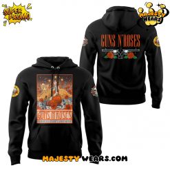 Guns N’ Roses x Ernst Happel Stadium Tour 2025 Black Hoodie