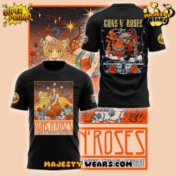 Guns N’ Roses x Ernst Happel Stadium Tour 2025 Black Tee
