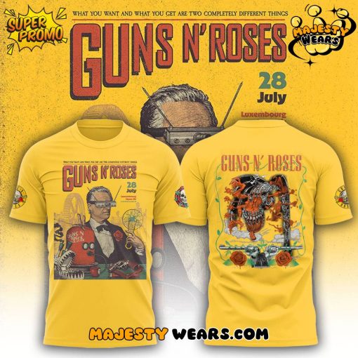 Guns N’ Roses x Luxembourg Tour 2025 T-shirt