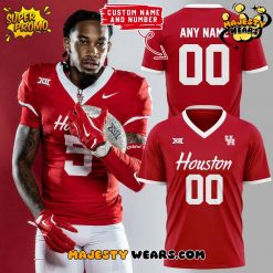 Houston Cougars Football Logo Custom T-Shirt – Limited Edition