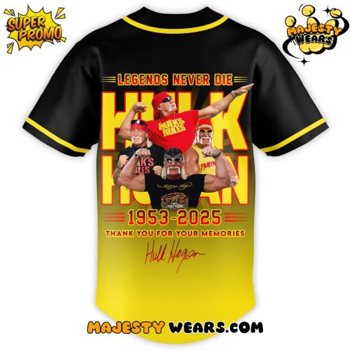 Hulk Hogan 1953–2025 ” FOREVER” Baseball Jersey