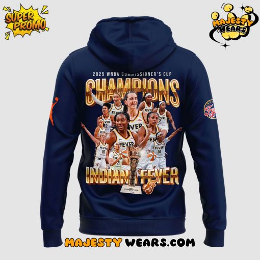 Indiana Fever 2025 WNBA Commissioner’s Cup Champions Hoodie