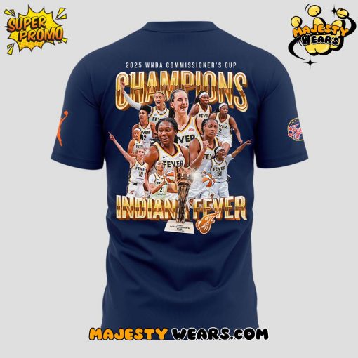Indiana Fever 2025 WNBA Commissioner’s Cup Champions Shirt