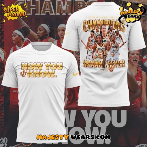 Indiana Fever Champions Commissioner’s Cup 2025 Special Edition T-shirt