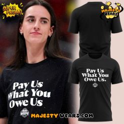 Indiana Fever “Pay us what you owe us” Limited Edition Black T-shirt