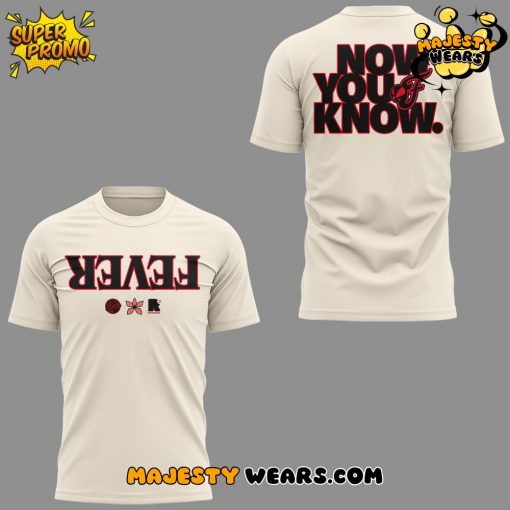 Indiana Fever Stranger Things Cream Shirt