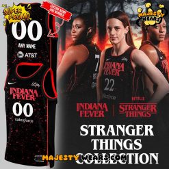 Indiana Fever Stranger Things Rebel Swingman Black Basketball Jersey