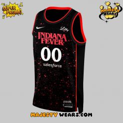 Indiana Fever Stranger Things Rebel Swingman Black Basketball Jersey