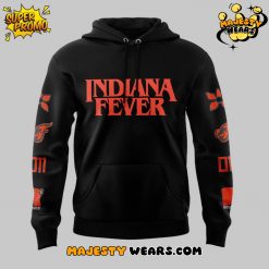 Indiana Fever Stranger Things Rebel Swingman Black Hoodie