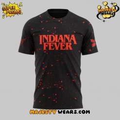 Indiana Fever Stranger Things Rebel Swingman Black Tee
