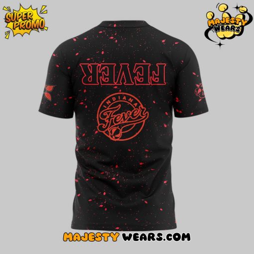 Indiana Fever Stranger Things Rebel Swingman Black Tee