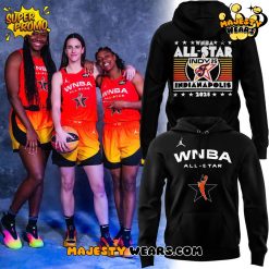 Indiana Fever WNBA All Star 2025 Black Hoodie