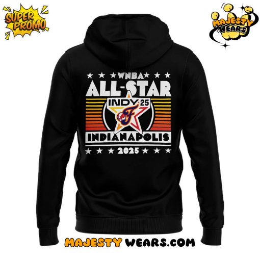 Indiana Fever WNBA All Star 2025 Black Hoodie