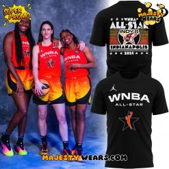 Indiana Fever WNBA All Star 2025 Black T-shirt