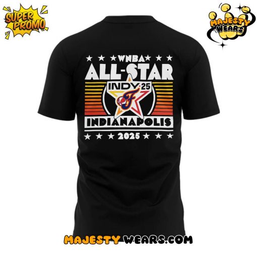 Indiana Fever WNBA All Star 2025 Black T-shirt